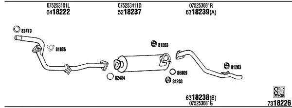 Exhaust System VW60206