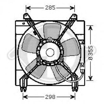 Ventilador, refrigeração do motor 8691209