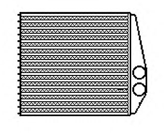 Permutador de calor, aquecimento do habitáculo 220M47