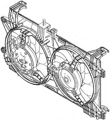 Ventilador, refrigeração do motor EV820600
