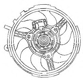 Ventilador, refrigeración del motor EV842700
