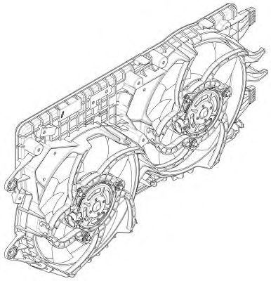Ventilador, refrigeração do motor EV887615
