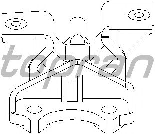 Mounting, support frame/engine carrier 207 763