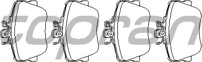 Комплект тормозных колодок, дисковый тормоз 400 516