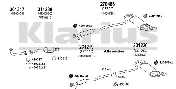 Exhaust System 820066E