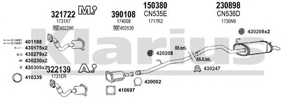 Exhaust System 630864E
