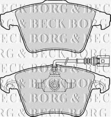 Комплект тормозных колодок, дисковый тормоз BBP2143