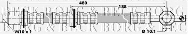 Тормозной шланг BBH6443