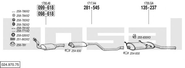 Exhaust System 024.970.75