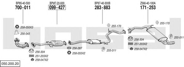 Exhaust System 050.200.20