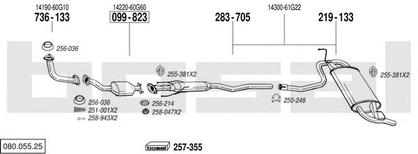 Exhaust System 080.055.25