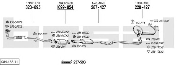 Exhaust System 084.168.11