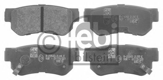 Комплект тормозных колодок, дисковый тормоз 16674