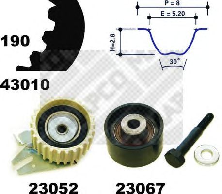 Timing Belt Kit 23010