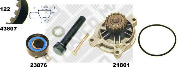 Water Pump & Timing Belt Kit 41834