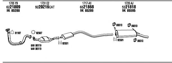 Exhaust System CI16025