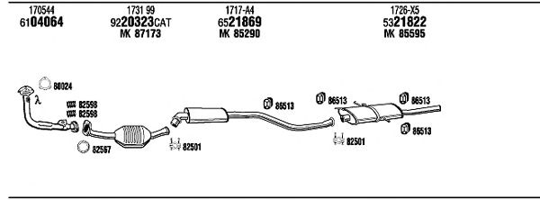 Exhaust System CI16038