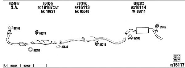 Exhaust System FO30913