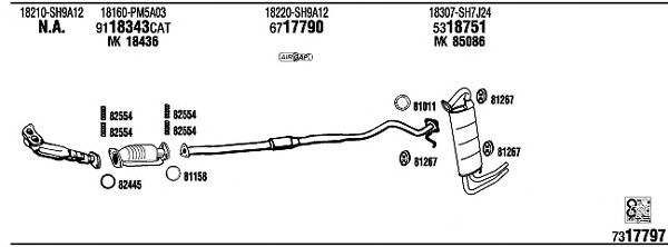 Exhaust System HO30312