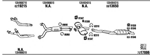 Exhaust System MB56004A