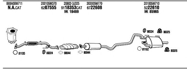 Exhaust System NI55024