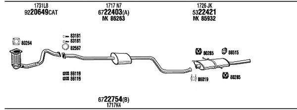 Exhaust System CI16074