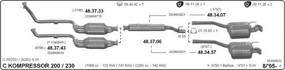 Exhaust System 553000012