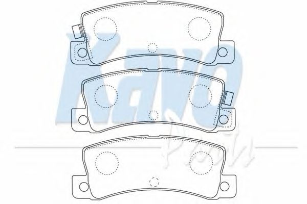 Brake Pad Set, disc brake BP-9124
