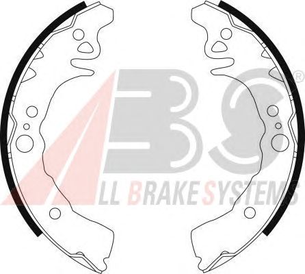 Brake Shoe Set 9120