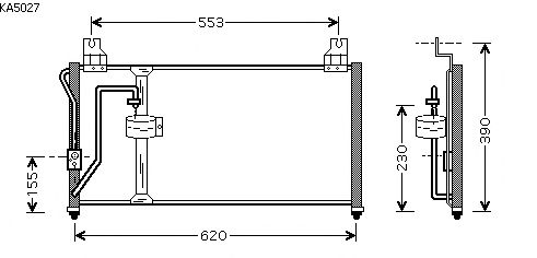 Kondensator, klimatanläggning KA5027