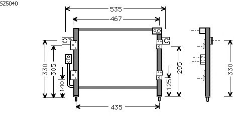 Condenseur, climatisation SZ5040