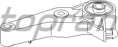 Mounting, support frame/engine carrier 207 754