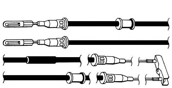 Cable, parking brake OP02146