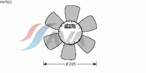 Вентилятор, охлаждение двигателя VW7523