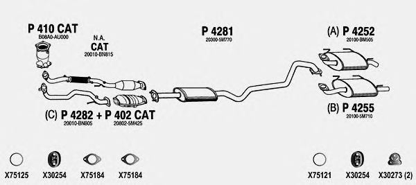 Exhaust System NI515