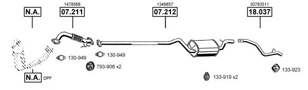 Exhaust System VO180750