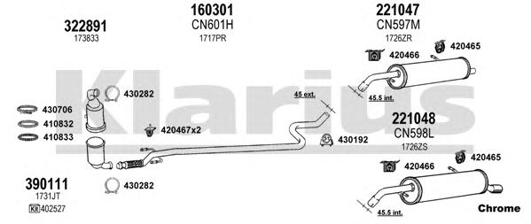 Exhaust System 180786E