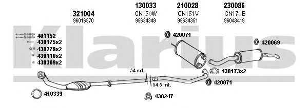 Exhaust System 180140E