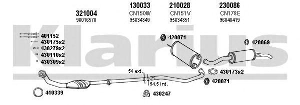 Exhaust System 180144E