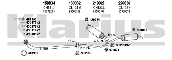 Exhaust System 180145E