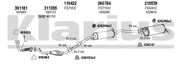 Exhaust System 361441E