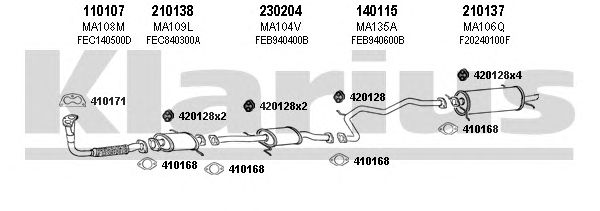 Exhaust System 570116E