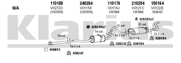 Exhaust System 960156E