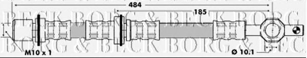 Tubo flexível de travão BBH6452