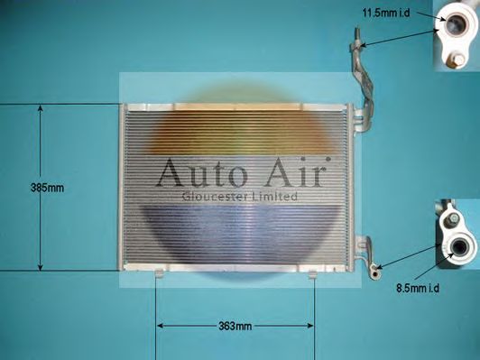 Condensador, ar condicionado 16-6508A