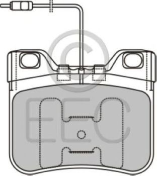 Комплект тормозных колодок, дисковый тормоз BRP0516