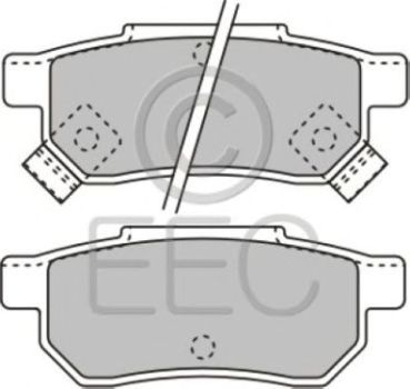 Комплект тормозных колодок, дисковый тормоз BRP0611