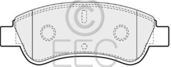 Комплект тормозных колодок, дисковый тормоз BRP1198