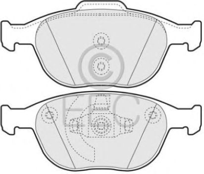 Комплект тормозных колодок, дисковый тормоз BRP1326