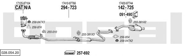 Exhaust System 028.054.20
